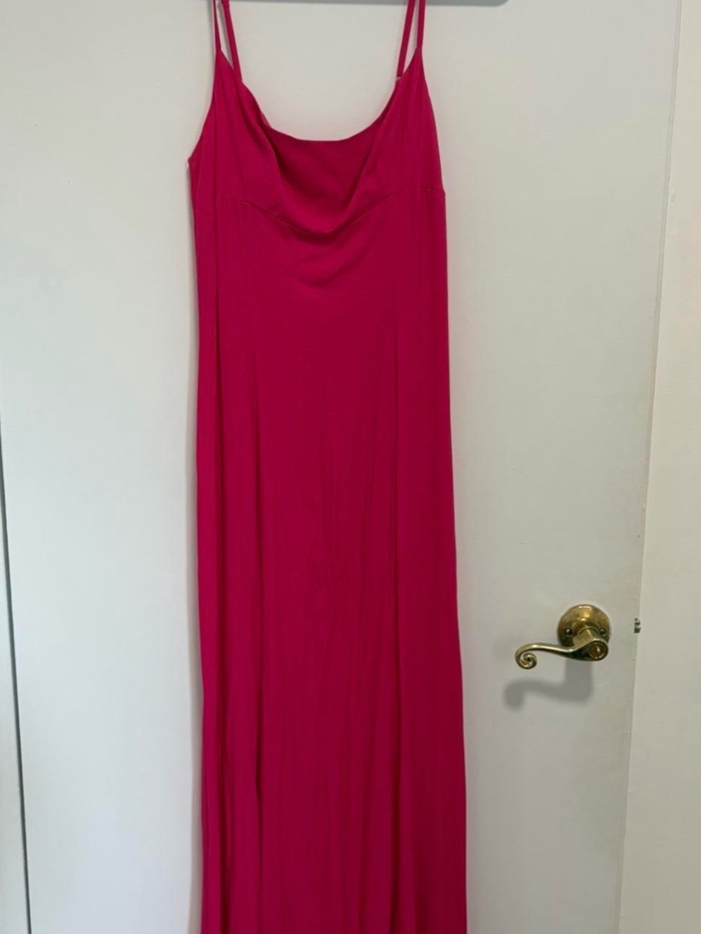 Reformation Hot Pink Linen Dress